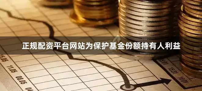 正规配资平台网站为保护基金份额持有人利益