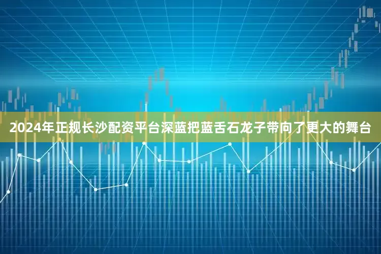 2024年正规长沙配资平台深蓝把蓝舌石龙子带向了更大的舞台
